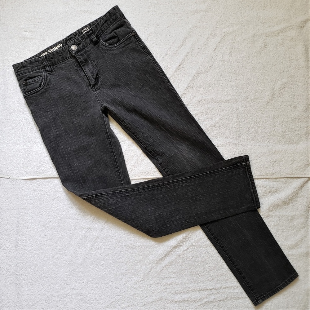 Shaun White Super Skinny Black Washed Jeans - 16